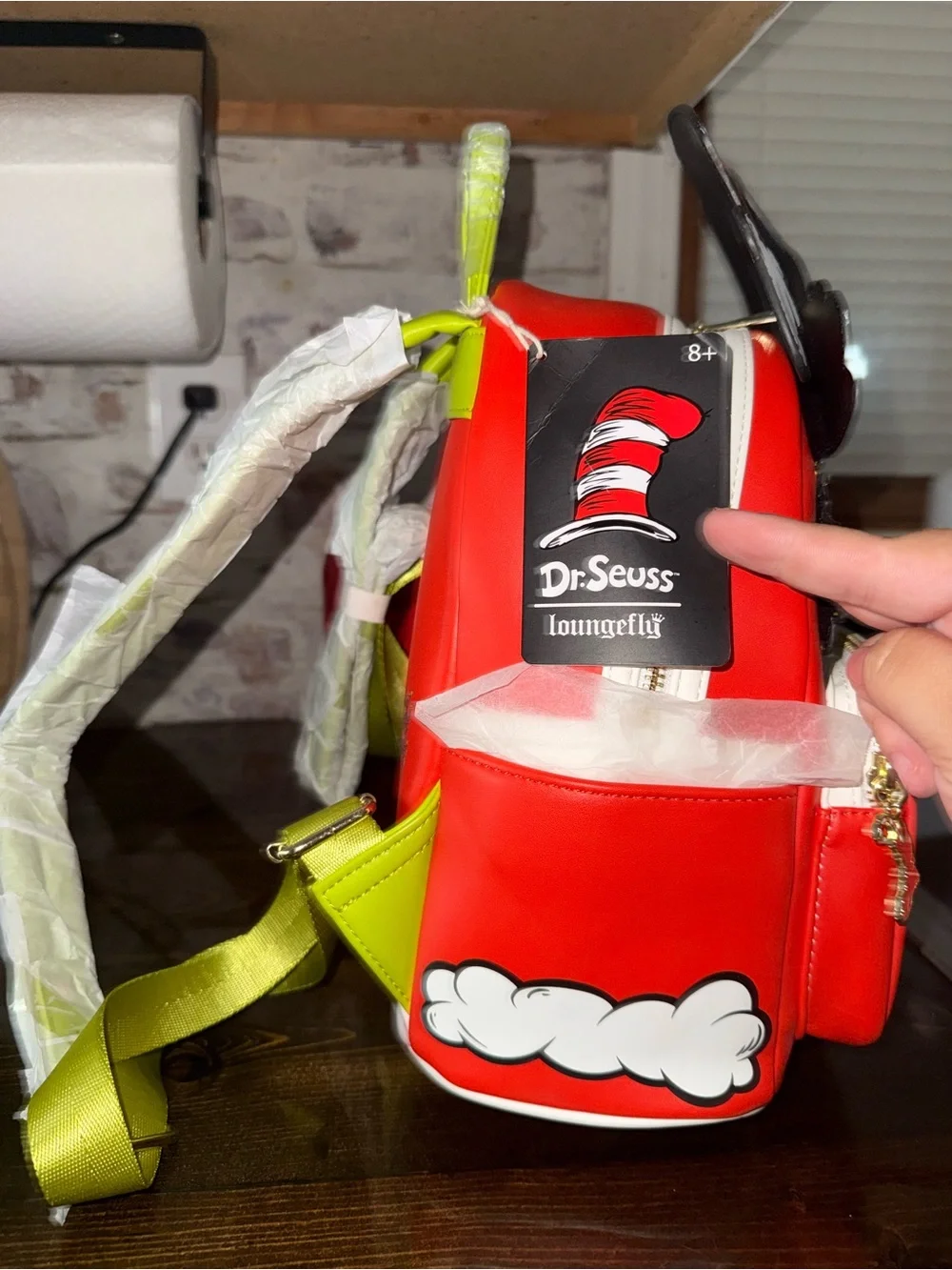 Loungefly Dr. Seuss Grinch Holiday Backpack NWT